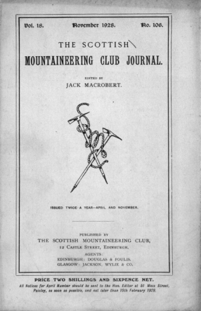 SMCJ Number 106 - Vol 18 - Nov 1928 cover